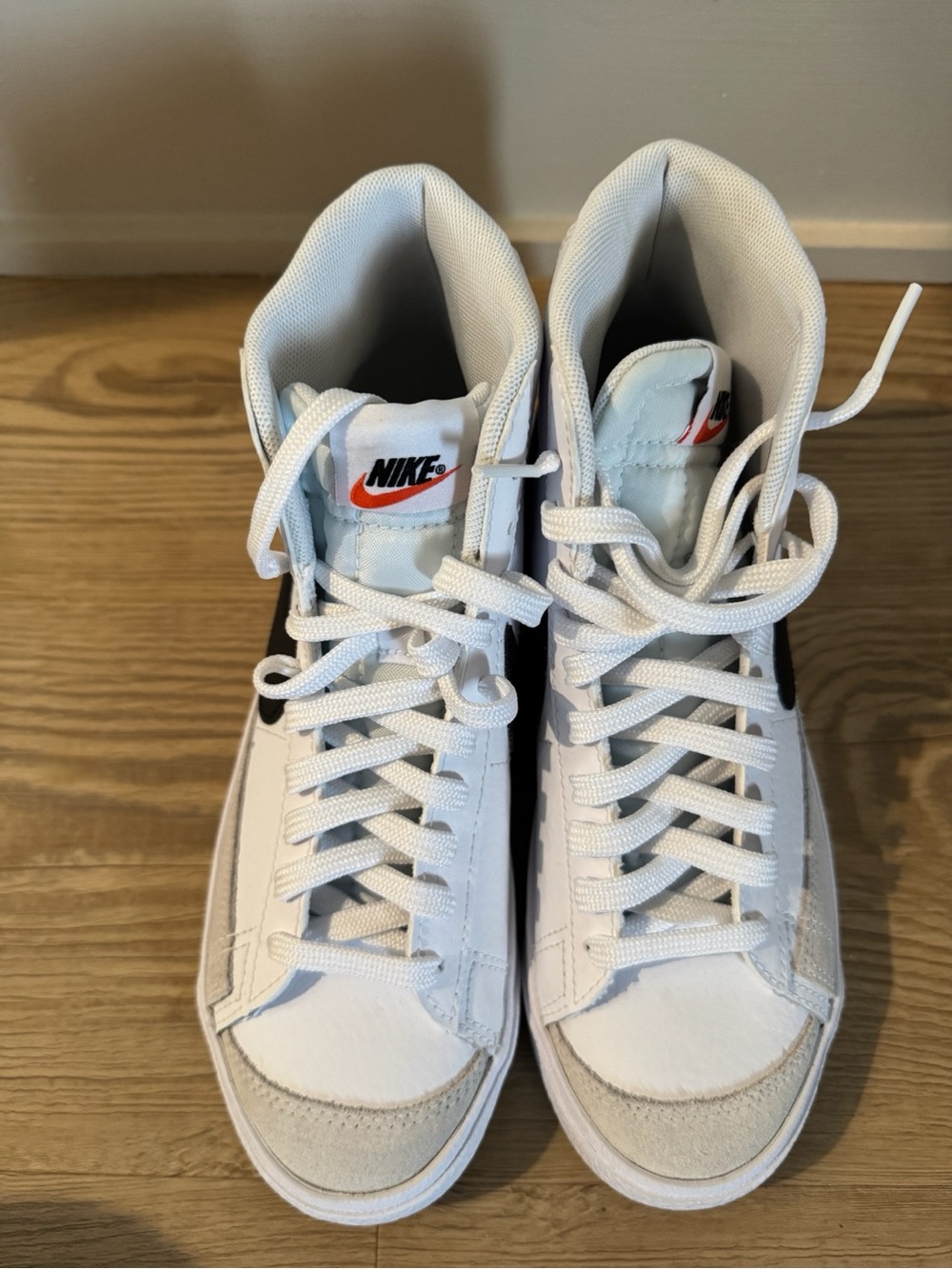 Nike Blazer White High-Top Sneakers